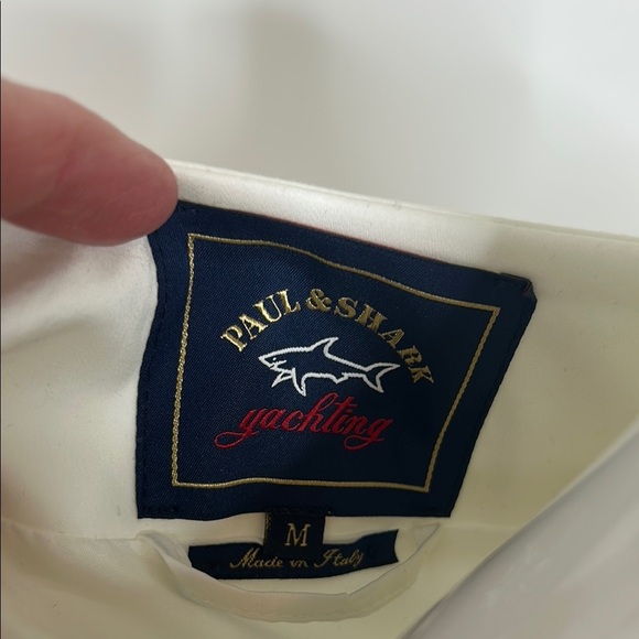 Paul & Shark White Bomber Jacket Sporty Design - Picture 8 of 13